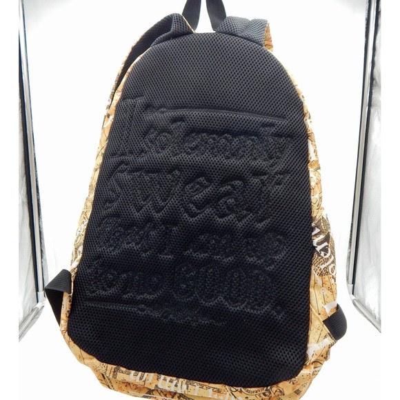 Harry Potter Marauders Map I Solemnly Swear Hogwarts Backpack Bag Warner Bros - Picture 5 of 16